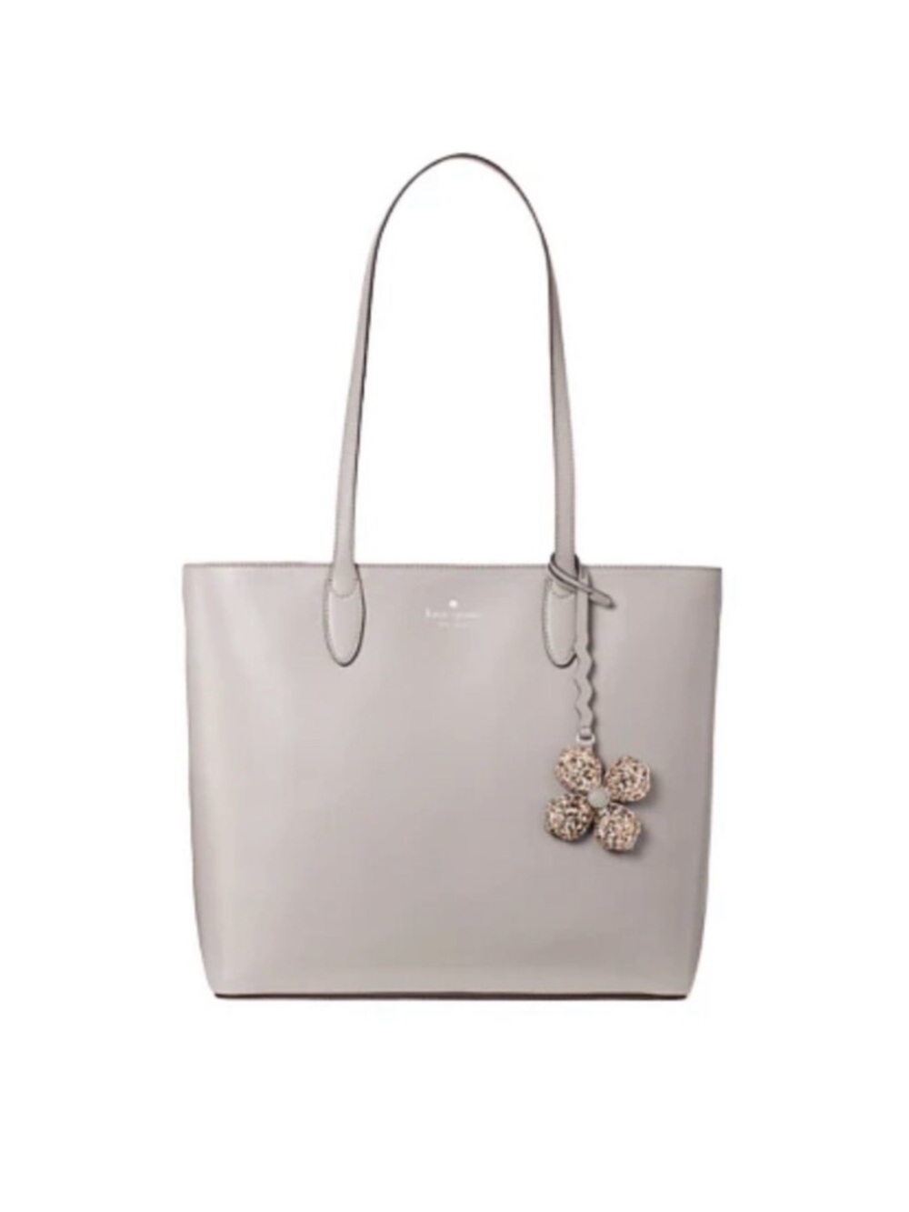 kate spade Leather Kerri Tote in Light Gray